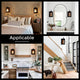 1 Light wall sconce Black Faux Wood light fixtures indoor Metal sconce light