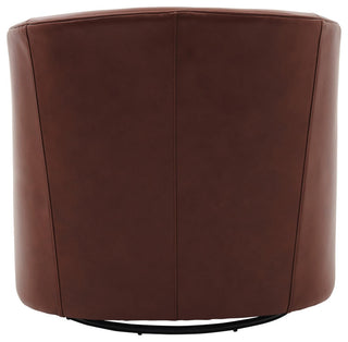 Walsh Swivel Accent Arm Chair, Garrett Brown
