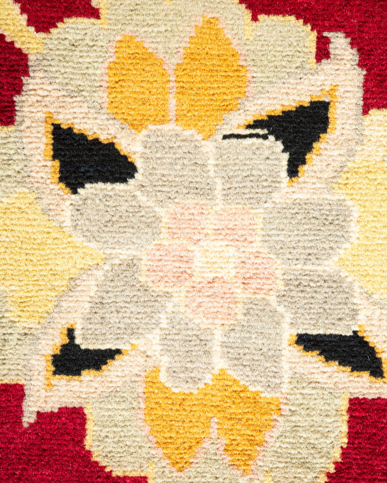 Mogul, One-of-a-Kind Hand-Knotted Area Rug Red, 9' 3" x 11' 10"