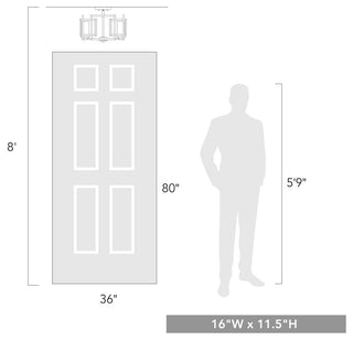 Marco Flush Mount Matte Black