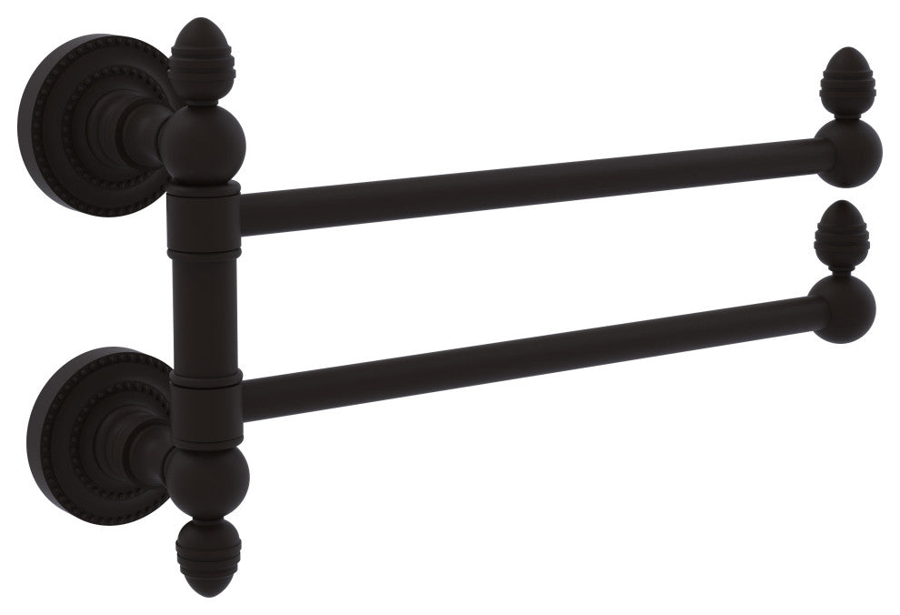 Dottingham 2 Swing Arm Towel Rail, Oil Rubbed Bronze