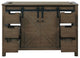 Marsyas 48" Rustic Brown Vanity Cabinet Only