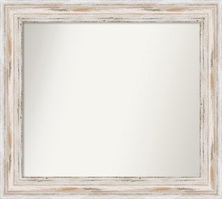 Wall Mirror Choose your Custom Size, Alexandria White Wash