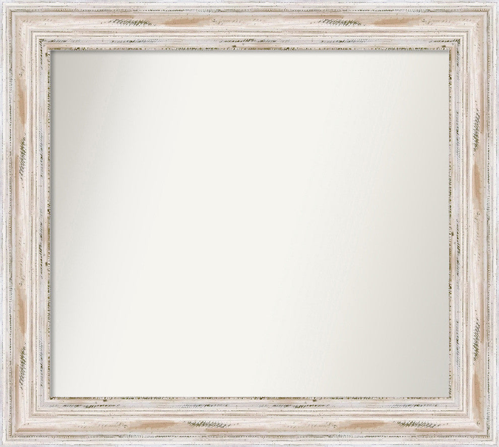 Wall Mirror Choose your Custom Size, Alexandria White Wash