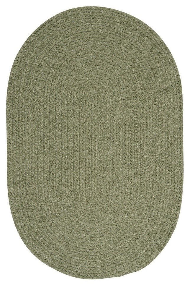 Colonial Mills Bristol WL10 Palm Traditional Area Rug, Oval 8'x11'
