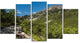 "Tourist Trail in High Mountains" Canvas Print, 5 Panels