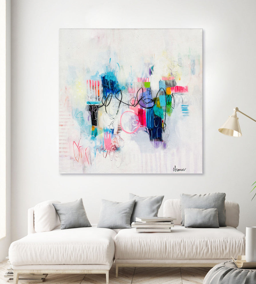 Possibilities of the Heart - 84 x 84 by Cynthia Anne Brown