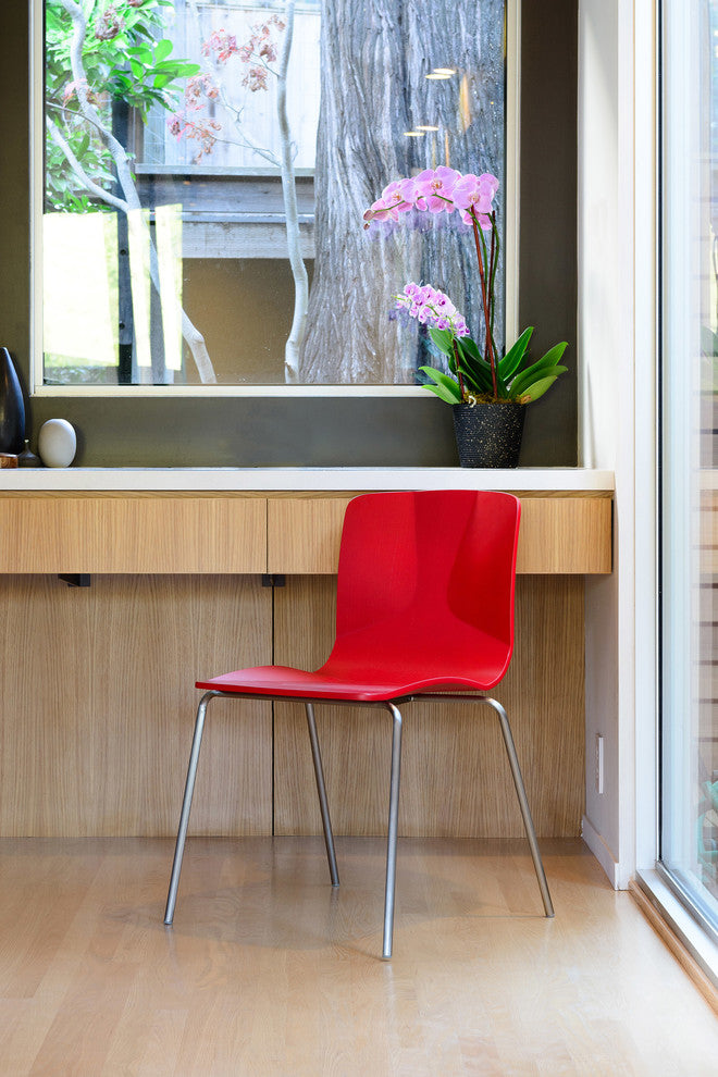 JC Stacking Chair, Walnut