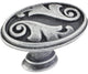 Jeffrey Alexander Regency Cabinet Knob, Distressed Antique Silver
