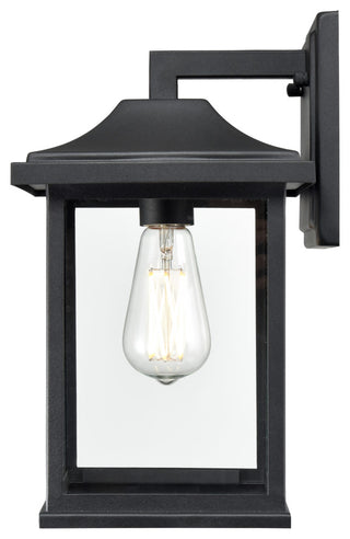 1 Light 7.75 in. Textured Black Outdoor