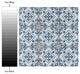 Harmonia Classic Ceramic Floor and Wall Tile, Cobalt Blue