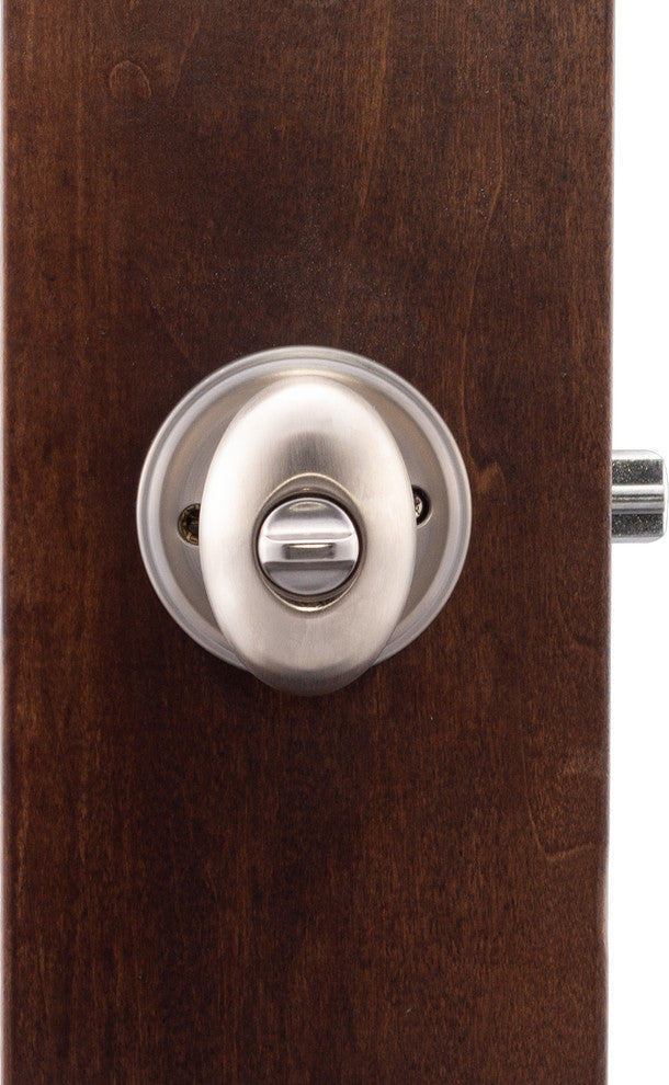 Keyed Entry Knob, Satin Stainless