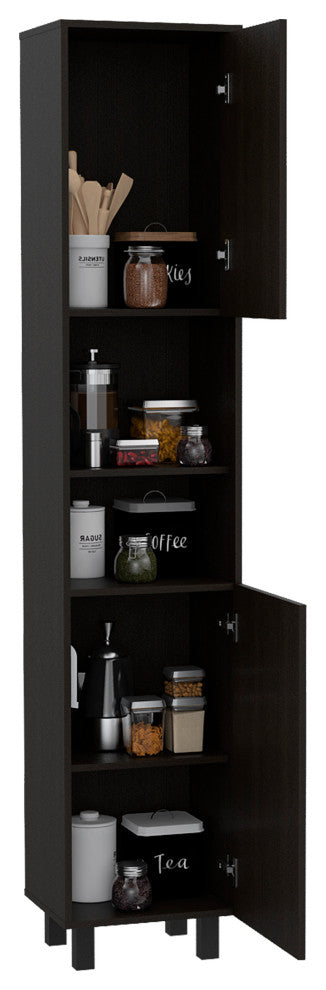 Ikaria Kitchen Pantry, Black Wengue