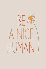 "Be Human" Painting Print on Wrapped Canvas, 40x60