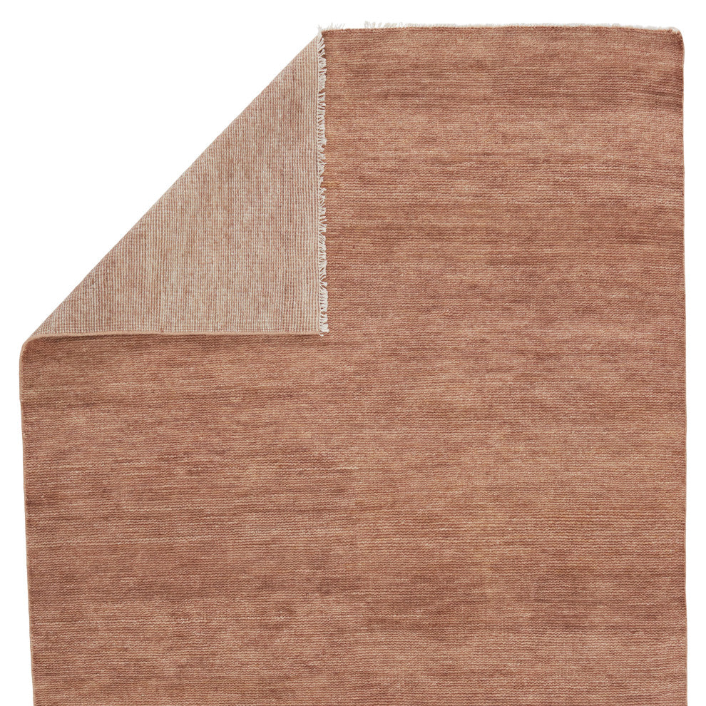 Jaipur Living Origin Knotted Solid Area Rug, Brown, 6'x9'