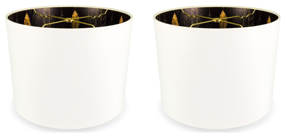 Royal Designs Modern Trendy Decorative 2-Sided Silhouette Hardback Lampshade, Fe