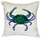Blue Crab - Male No Cord Pillow - Set of Two 18x18