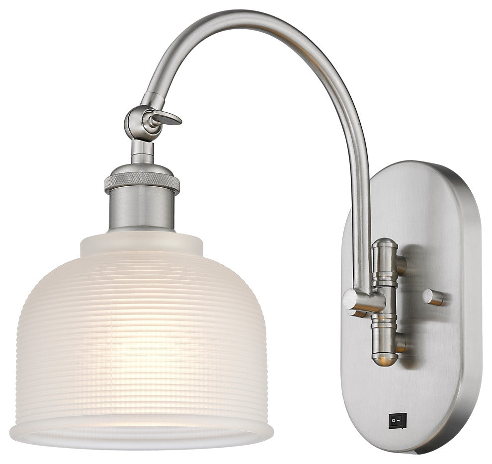 Innovations 518-1W-SN-G411 1-Light Sconce, Brushed Satin Nickel