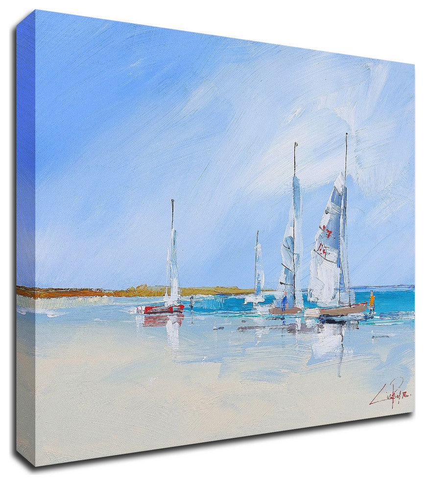 Aspendale Sails by Craig Trewin Penny, Print on Canvas, 30" x 30"