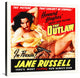 "The Outlaw" Stretched Canvas Giclee by Hollywood Photo Archive, 36x36"
