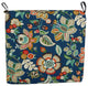 20"X19" Patterned Outdoor Polyester Chair Cushions, Set of 2, Telfair Peacock