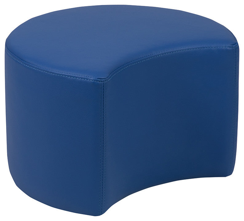 Soft Seating Collaborative Moon, 12" Seat Height , Blue Color