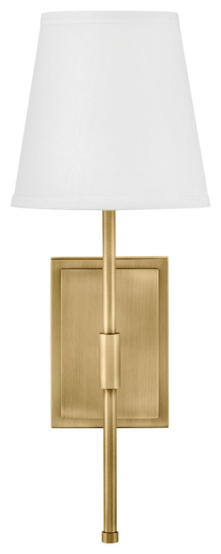 Lark Beale Medium Single Light Sconce, Lacquered Brass