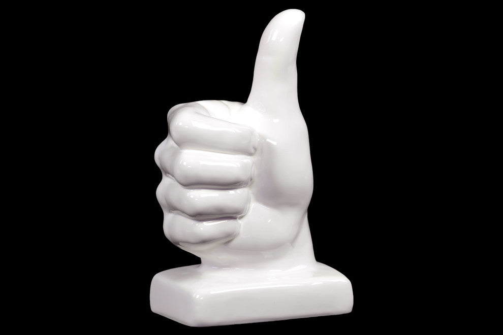 Ceramic Thumbs Up Decor