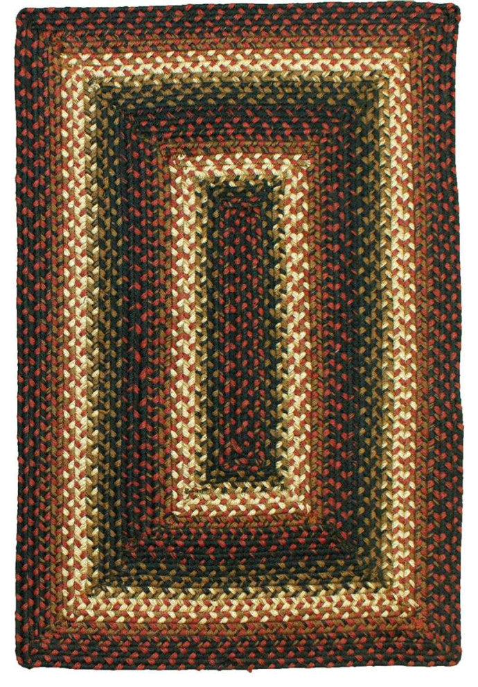 Homespice Decor - 22 x 72" Rectangular Prescott Jute Braided Runner