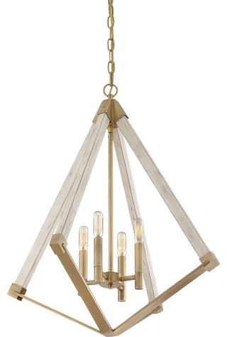 Quoizel VP5204 View Point 4 Light 24"W Chandelier - Weathered Brass