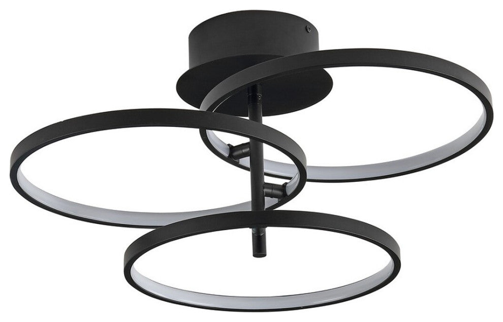 Safavieh Saretta Flush Mount Matte Black