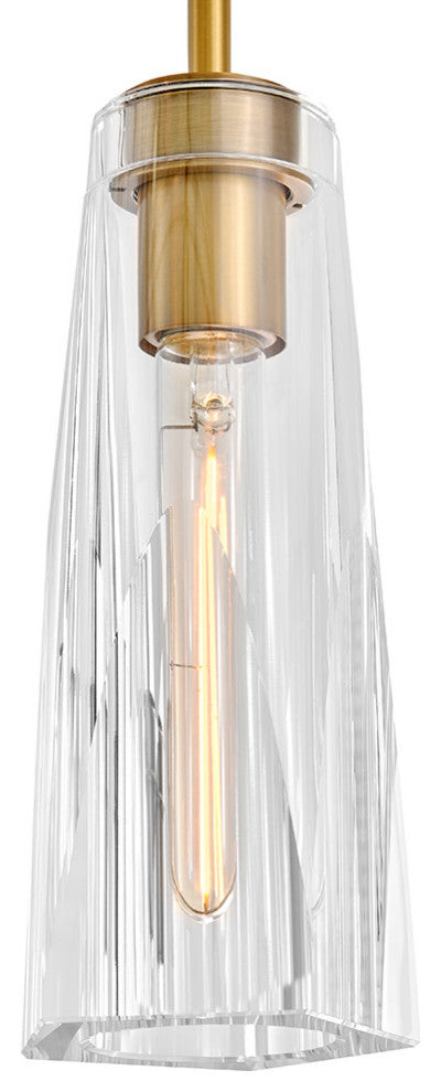 Fredrick Ramond Cosette Large Adjustable Pendant, Heritage Brass