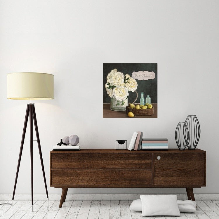 "Petit Fleuriste II" Stretched Canvas Giclee by Pierre Benson, 30x30"