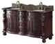 64" Timeless Classic style Hopkinton Double Sink Bathroom Vanity GD-4438SB-64