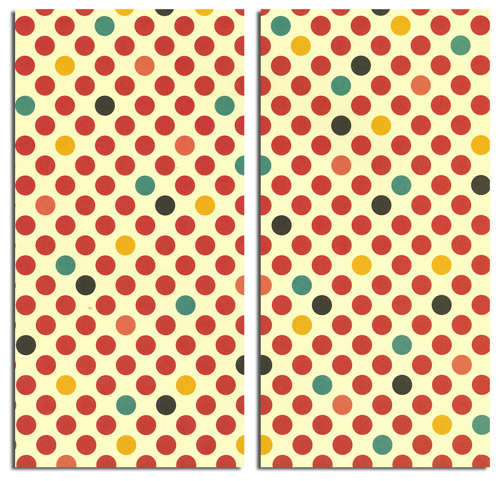 Geometric Study V Canvas Wall Art, 2-Piece Set