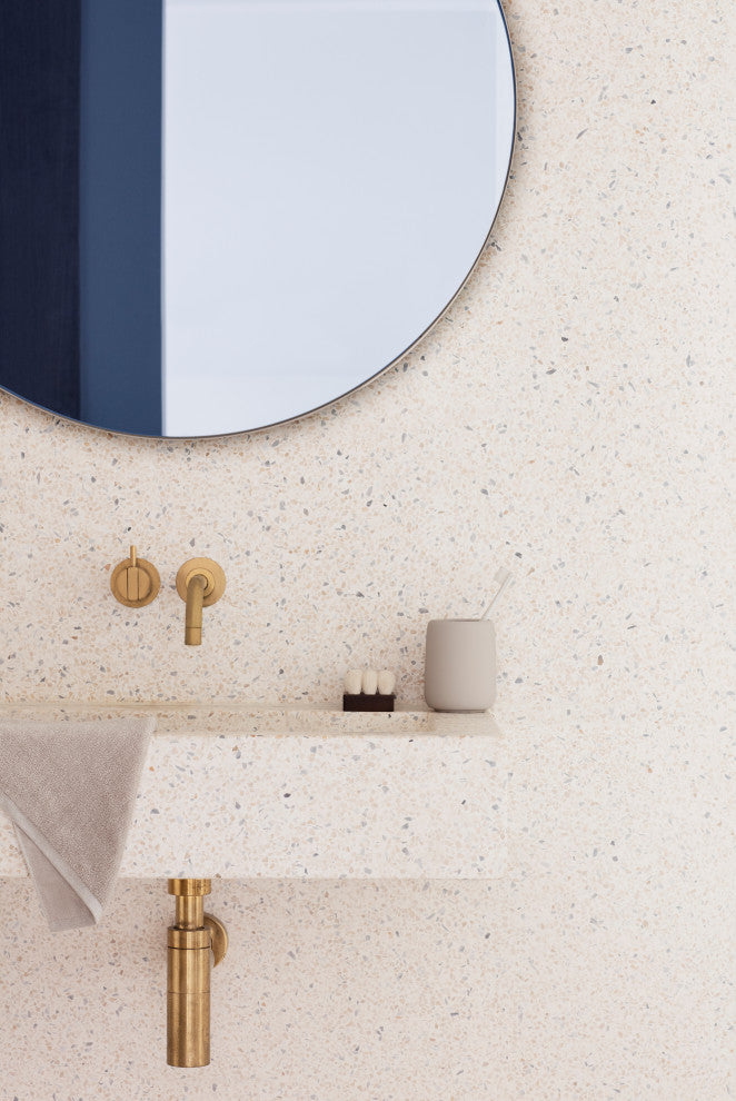 Sono Bathroom Tumbler, Moonbeam/Beige