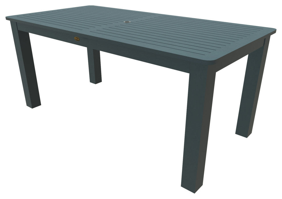 Rectangular 42x84 Counter Table, Weathered Acorn, Nantucket Blue