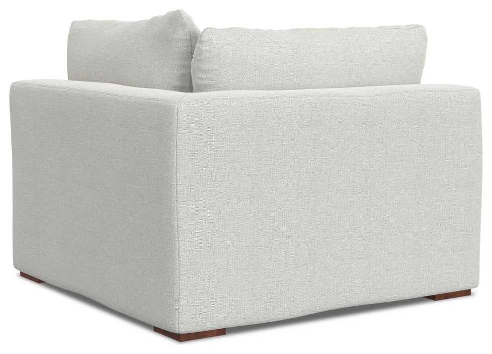 Jasmine Corner Sofa Module in Performance Fabric, Cloud Gray