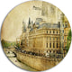 Old Parisian Cards, Digital Disc Metal Artwork, 36"