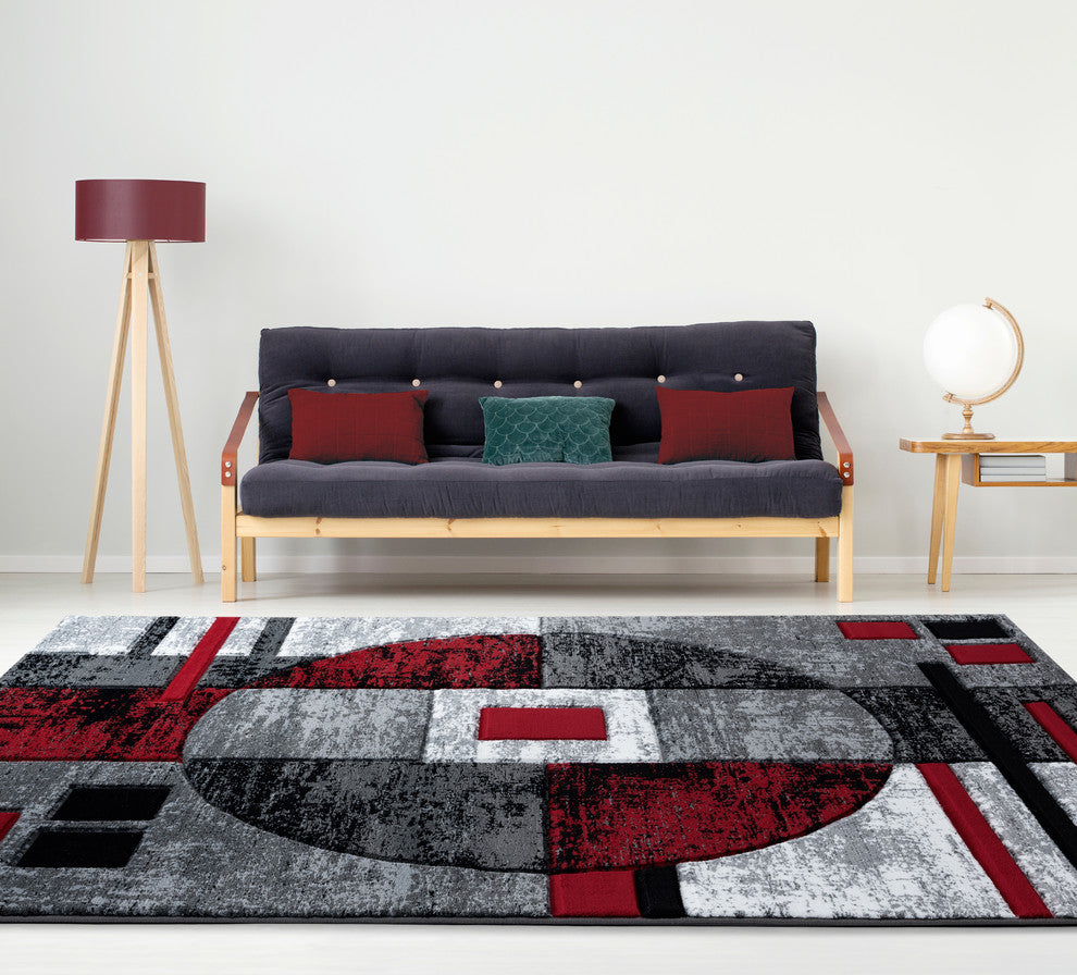 United Weavers Bristol Epsilon Red Mat Rug 2'7x4'2