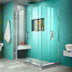 DreamLine Unidoor Plus 48"x30-3/8"x72" Shower Enclosure, Chrome Finish
