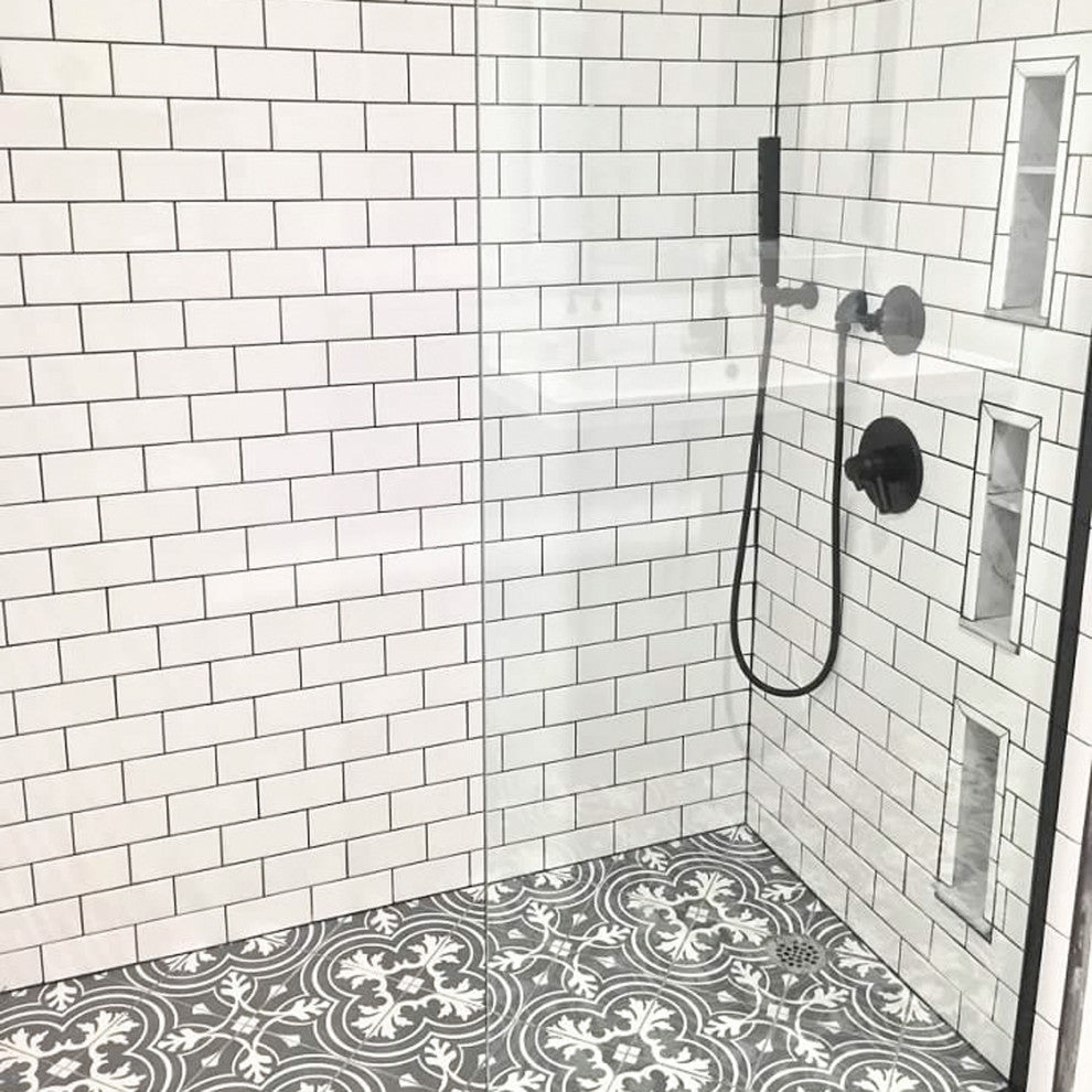 Crown Heights Ceramic Wall Tile, Glossy White