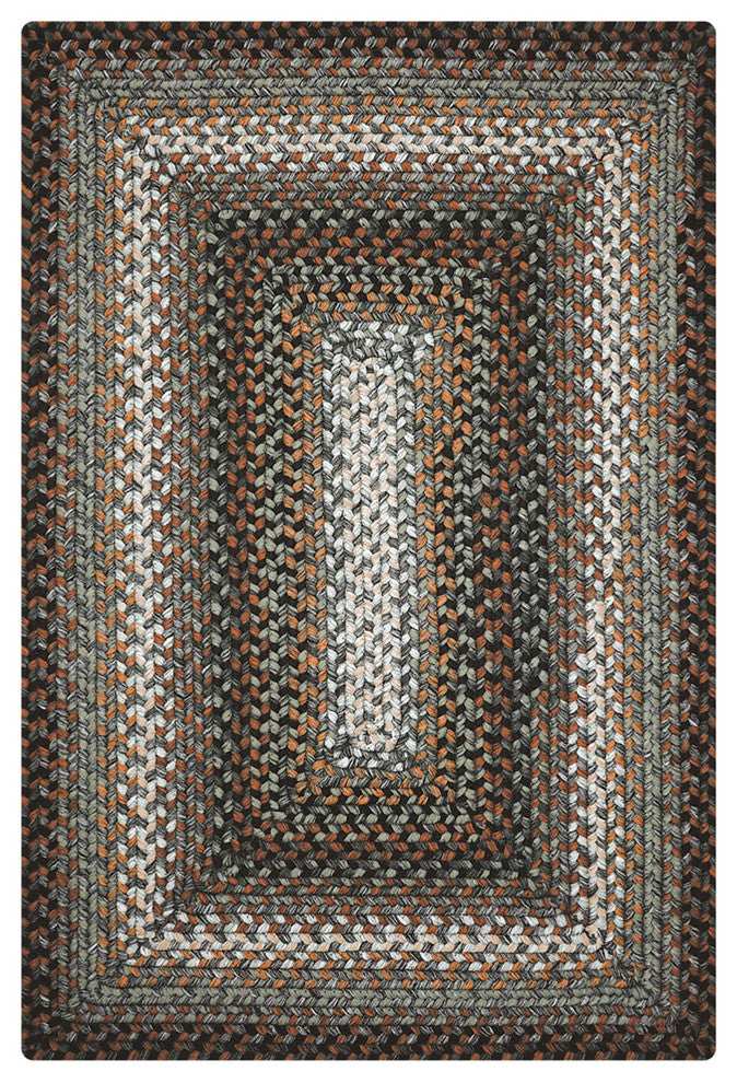 Homespice Decor Midnight Moon Indoor/Outdoor Braided Rug 8' x 10'(Rectangle)