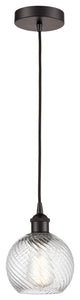 Innovations 616-1P-OB-G1214-6 1-Light Mini Pendant, Oil Rubbed Bronze