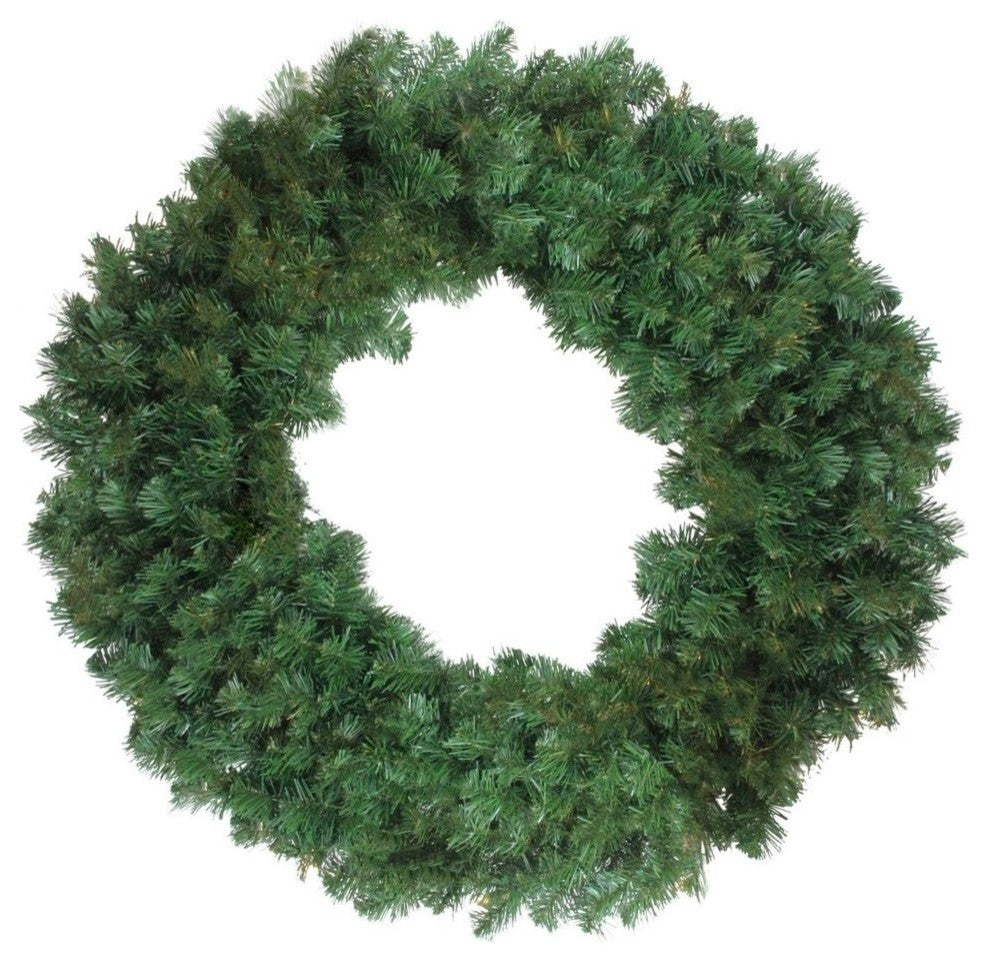 Deluxe Windsor Pine Artificial Christmas Wreath, Unlit, 36"x5"