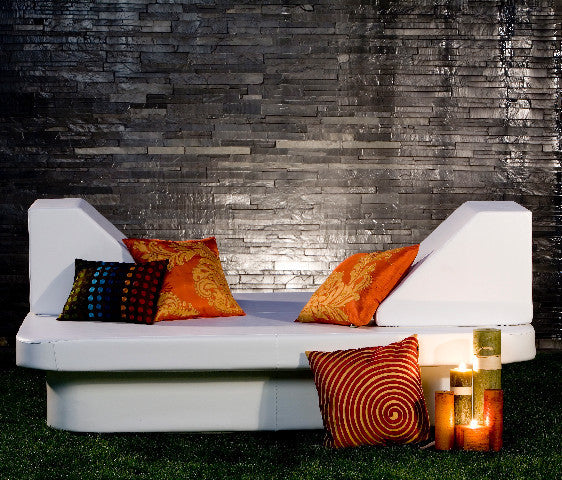 Crib Outdoor Resort Bed, Queen, Cognac