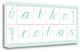 "Bathe Relax Blue" By Sue Schlabach, Giclee Print on Gallery Wrap Canvas