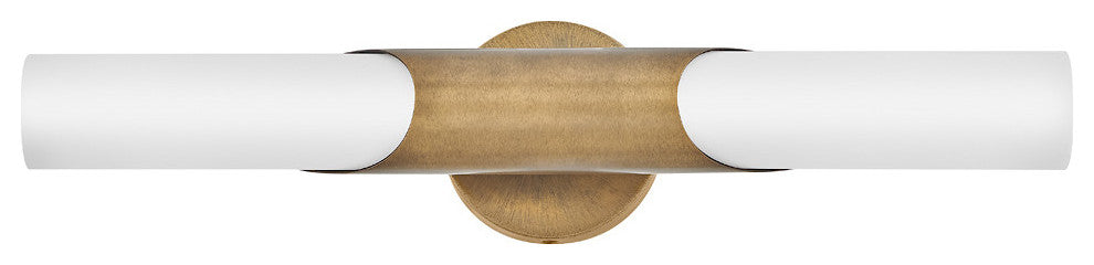 Hinkley Grace Bathroom Vanity Light, Textured Heritage Brass, Medium