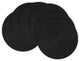 DII Black Round Polypropylene Woven Placemat, Set of 6