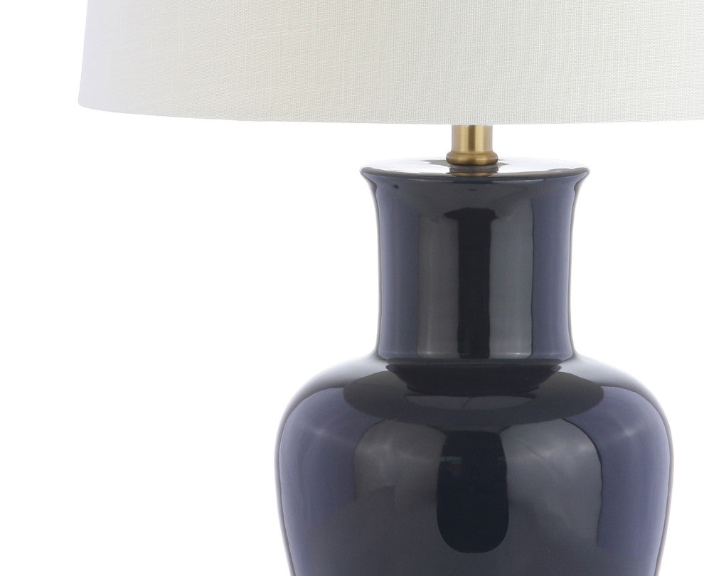 Julian 29" Ceramic Table Lamp, Navy